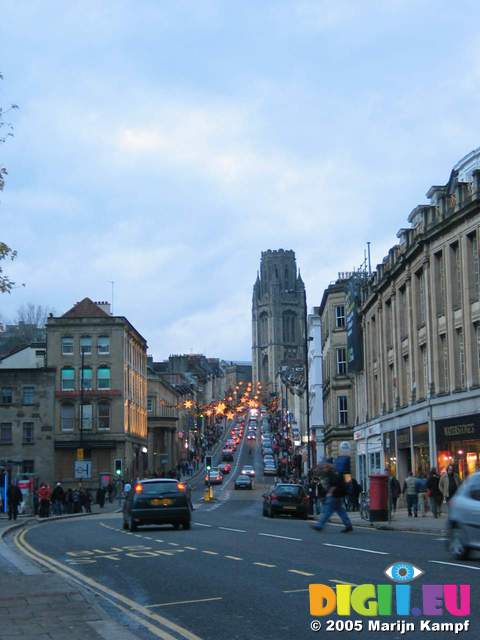 15540 Christmas lights in park street in Bristol